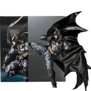 KAIYODO Amazing Yamaguchi Revoltech Batman Arkham Knight Ver. Anime Action Figures Collection Ko Model Toys Gift
