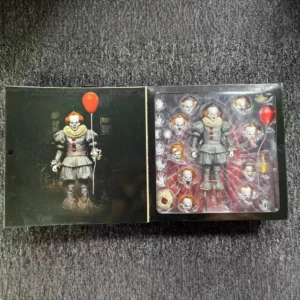 Neca Pennywise Joker Figure Stephen King'S It Pennywise Joker Clown Model Halloween Horror Toy Christmas Collect Hobbies Gifts