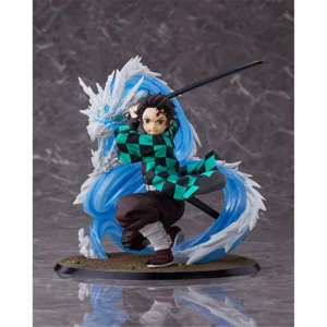 Anime Demon Slayer Kimetsu No Yaiba Tanjiro Kamado Water Breath Ver. PVC Action Figure Statue Collectible Model Toys Doll Gifts