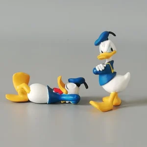 Disney 2pcs Donald Duck Action Figure toys DIY decoration materials baking cake decoration ornaments Micro landscape home decor