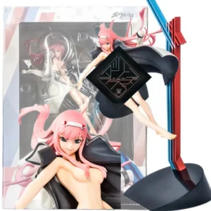 34cm New Japanese Anime Figure Zero Two DARLING in the FRANXX 002 Action Figure PVC Sexy Girl Toys Collection Gift
