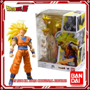 Original Bandai S.H. Figuarts Super Saiyan 3 Son Goku Dragon Ball Z 2.0 In Stock Anime Action Collection Figures Model Toys