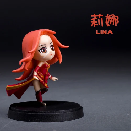 Dota 2 Figure Action Heroes Set Jakiro Shadow Fiend Snapfire Earthshaker Drow Ranger Rubick Treant PVC Q Version 4" Toy Doll - Image 9