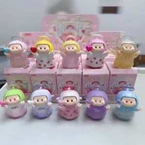 New YoYo Sauce The Ring of Love God Series Cute Anime Figure Surpise Desktop Decorated Toy Mystery Girls Wedding Festival Gifts