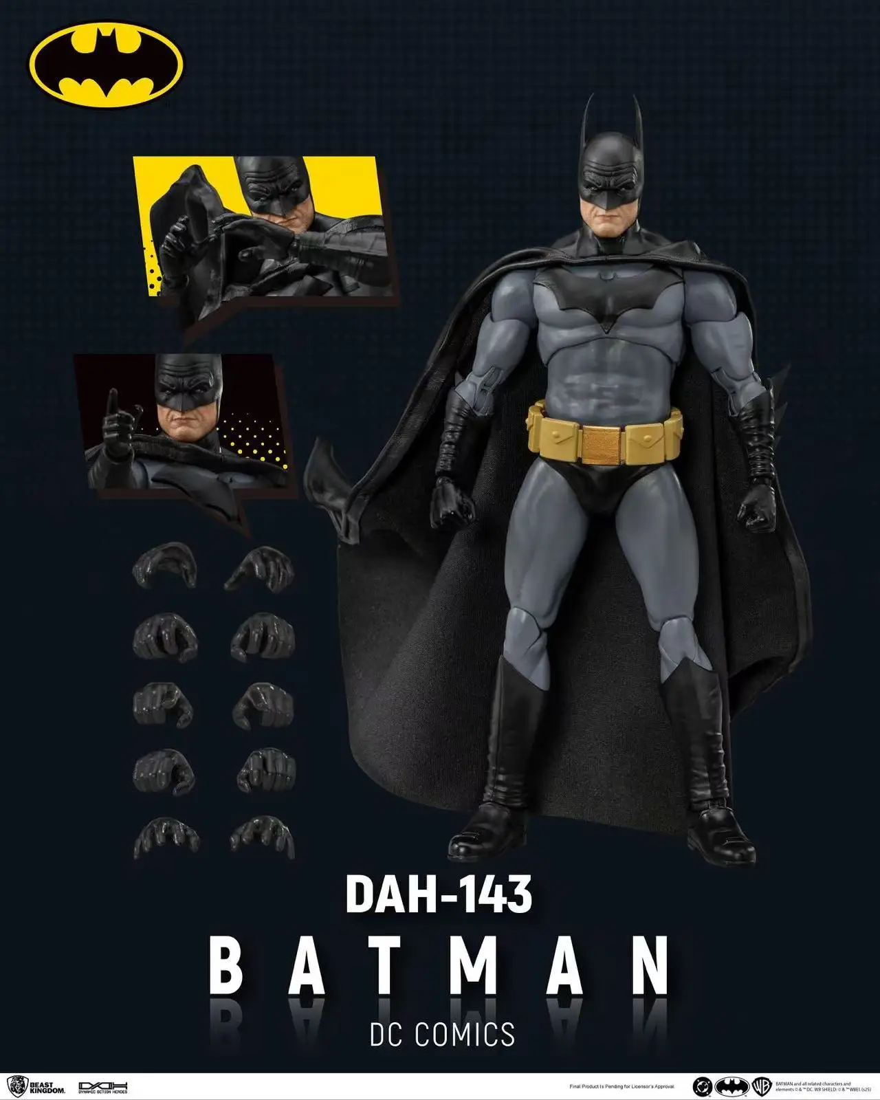 8Inch Original DC Beast Kingdom DAH-140 Green Lantern 141 The Flash 142 Superman 143 Batman Action Figures Collection Gift Toys - Image 6