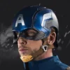 Captain America Helmet 1:1 Mask Cosplay Marvel Avengers Magnetic Bluetooth Speaker Accessory