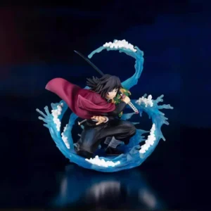 New Hot 17cm Demon Slayer Zero Tomioka Giyuu Anime Action Figure Pvc Collection Model Toy Desktop Ornament Model Toys