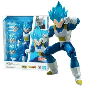 Wholesale Bandai Figure Dragon Ball Anime Figures SHF Super Saiyan God Super Saiyan Blue Vegeta Collection Model Action
