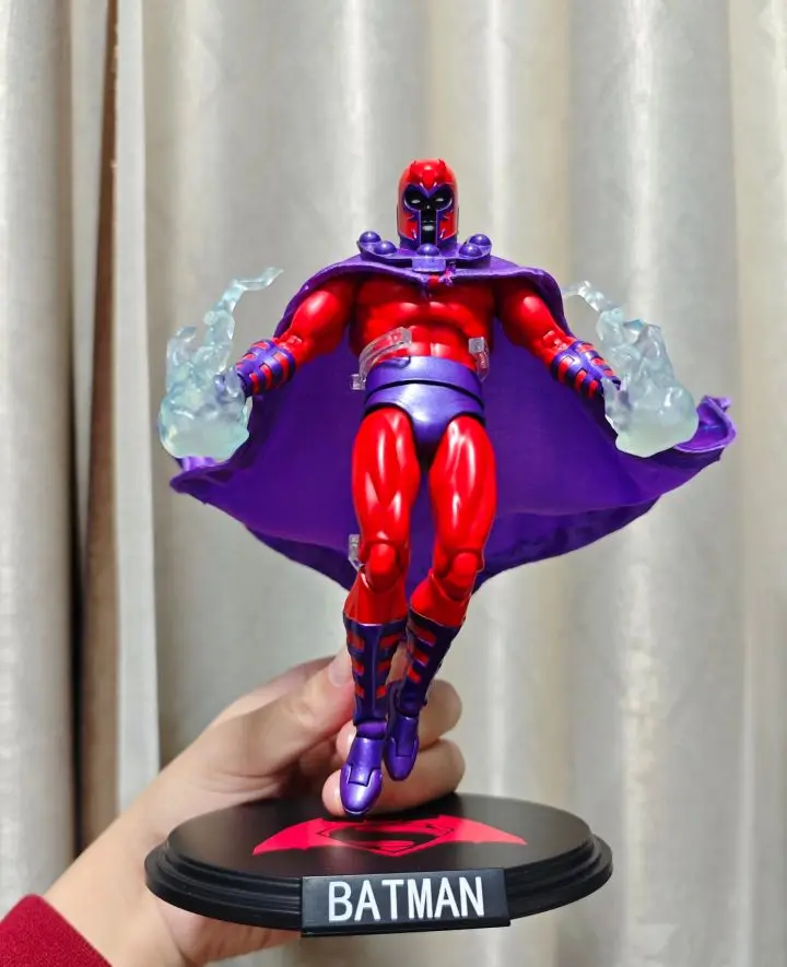 In Stock Mafex Anime Figures X-Men Magneto Figure Toy 3 Heads Action Figure Boys Collection Model Desk Decorat Ornament Gift Toy - Image 5
