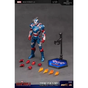 Original ZD TOYS MARVEL INFINITY SAGA IRON MAN 3 IRON PATRIOT Anime Figures Toys Models Collection