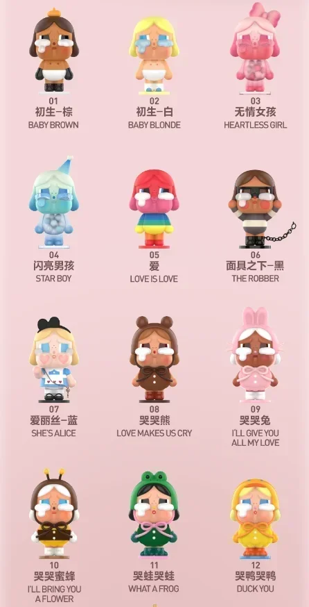POP MART CRYBABY CRYING AGAIN Series Blind Box Toys Mystery Box Mistery Caixa Action Figure Surprise Cute Model Birthday Gift - Image 15
