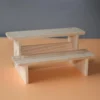 Wood Display Riser Stand for Dessert Figurines Conutertop Jewelry Collectible Figure
