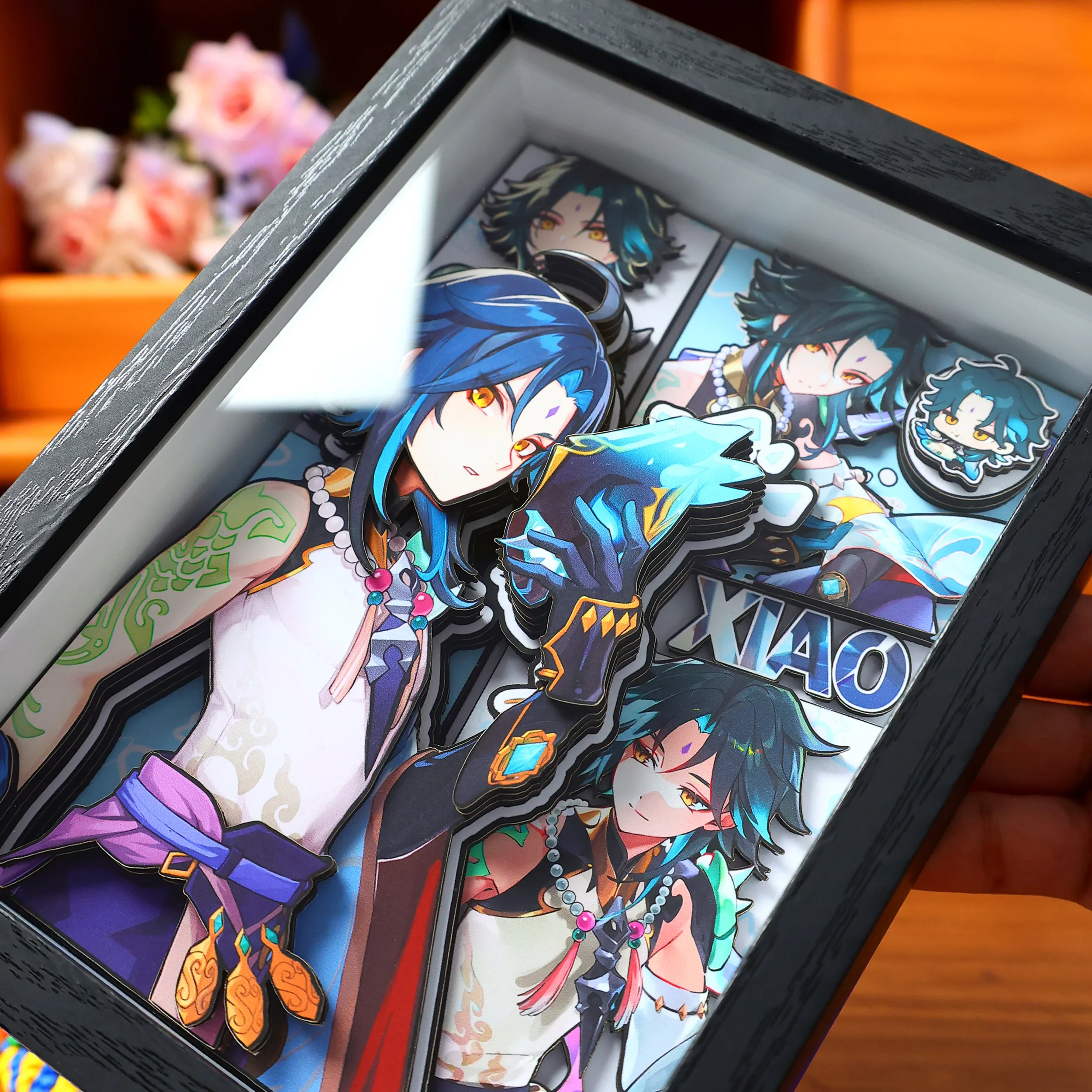 Game Genshin Impact Figure Unique 3d Art Painting Furina Xiao Zhongli Cartoon Character Collect Ornaments Bedroom Decor Gifts - Image 5