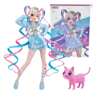 Anime NEEDY GIRL OVERDOSE Figures Cute Rain Action Figures Beautiful Girl Model PVC KAngel Collection Desktop Birthday Gifts