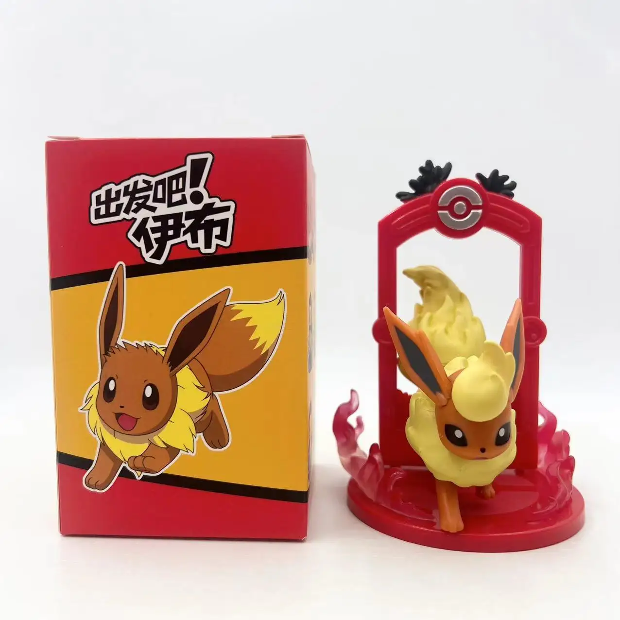 Pokemon Eeveelution Figure Set Eevee Sylveon Espeon Glaceon Leafeon Box Anime Figure Toy Children's Birthday Gift 9pcs/Set - Image 9