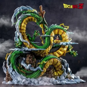 22cm Dragon Ball Shenron Anime Goku Figure Goku And Shenron Action Figure Pvc Model Statue Collection Decoration Toys Gift