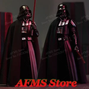 VFun Studio VF-005 1/12 Scale Soldier Darth Vader Cape ‌Black Sith Draped Cloak Battle Costume Fit 6Inch Action Figue Body Doll