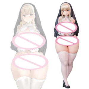 Ecchi Nun Anime Figure Sexy Waifu Collectible Adult 18+ Unique Gift Idea for Fans of Figure Collecting