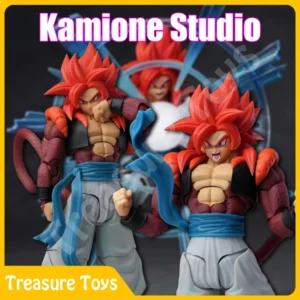 Tonsen Arttoys Kamione Studio Gogeta Figure Dragon Ball GT Super Saiyan 4 SSJ4 Gogeta Anime Action Figures Toys Kids Gifts