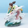 Spirited Away Ogino Chihiro and Nigihayami Kohakunushi Anime Fiugre PVC Action Collectible Figure