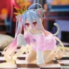 10cm No Game No Life Desktop Cat Ear Shiro Room Decorations Action Figure