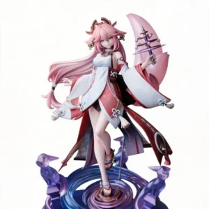 27cm Genshin Impact Yae Miko Action Figure PVC Model Statue Collectible Gift High Quality Limited Edition