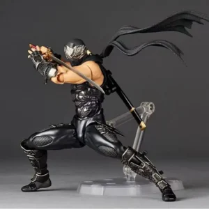 Revoltech Yamaguchi Ninja Gaiden Ryu Hayabusa 1/12 Scale Articulated Action Figure With Bonus Collectible Model For Game Fans