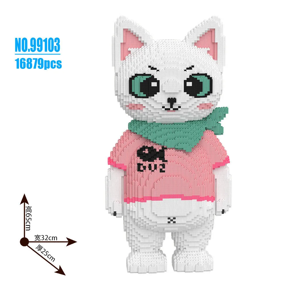 Big Pokemon Squirtle Charmander Magic Building Block Cartoon Horse Joker Model Toy Dragon Assembled Bricks Figure For Kids Gift - Image 22