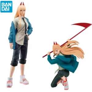 Original Bandai Chainsaw Man Power Anime Action Figure Collectible Ornaments Figure Model Toys Birthday Gift PVC