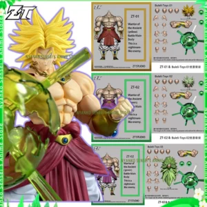 ZT Studio Broly Ancient Warrior ZT001 Dragon Ball SSJ Super Saiyan Action Figure Anime Model Trendy Toy Collectible in Stock