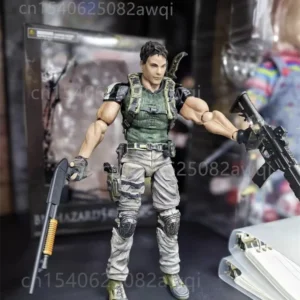 Play Arts PA Chris Redfield Action Figure Biohazard 5 Character Chris Redfield Articulated Joint Movable Collectable KO Model
