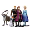 5pcs/a Set Elsa Anna Frozen 2 Dairy Queen Sven Kristoff Olaf Dolls Accessory