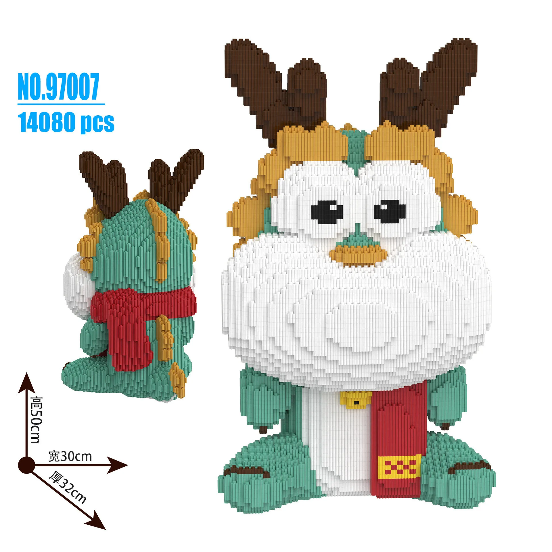 Big Pokemon Squirtle Charmander Magic Building Block Cartoon Horse Joker Model Toy Dragon Assembled Bricks Figure For Kids Gift - Image 24