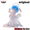 Banpresto Re ZERO Starting Life in Another World Anime Rem Angel Relax Collectible Figure