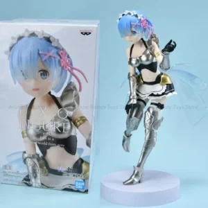 In Stock Original Bandai EXQ Ram Rem Maid Armor Action Figure Animation Gift Model Collector Anime Toy WY