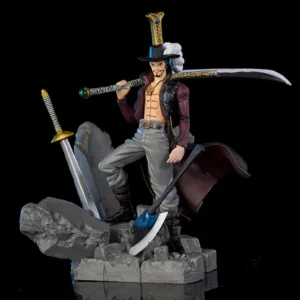 17CM ONE PIECE Anime Figures Dracule Mihawk Top Decisive Battle Action Figure PVC Model Toys Collection Ornaments Doll Fans Gift