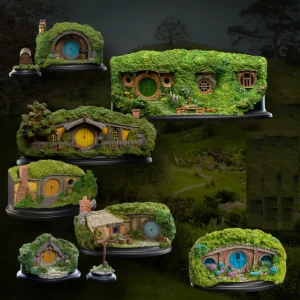 Original WETA Genuine Hobbiton Village Cave Statue House Hobbiton Hut Ornament Hand-made Scene Ornament Collection Gift