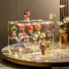 1pc Three Layer Acrylic Rack Transparent Ladder Handmade Anime Car Model Display Case