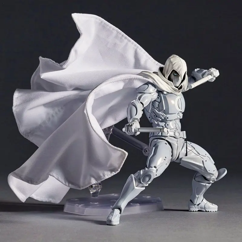 Moon Knight Figure Revoltech Amazing Yamaguchi Marc Spector Action Figurine 16cm Collection Ornament Model Toys Birthday Gifts - Image 2