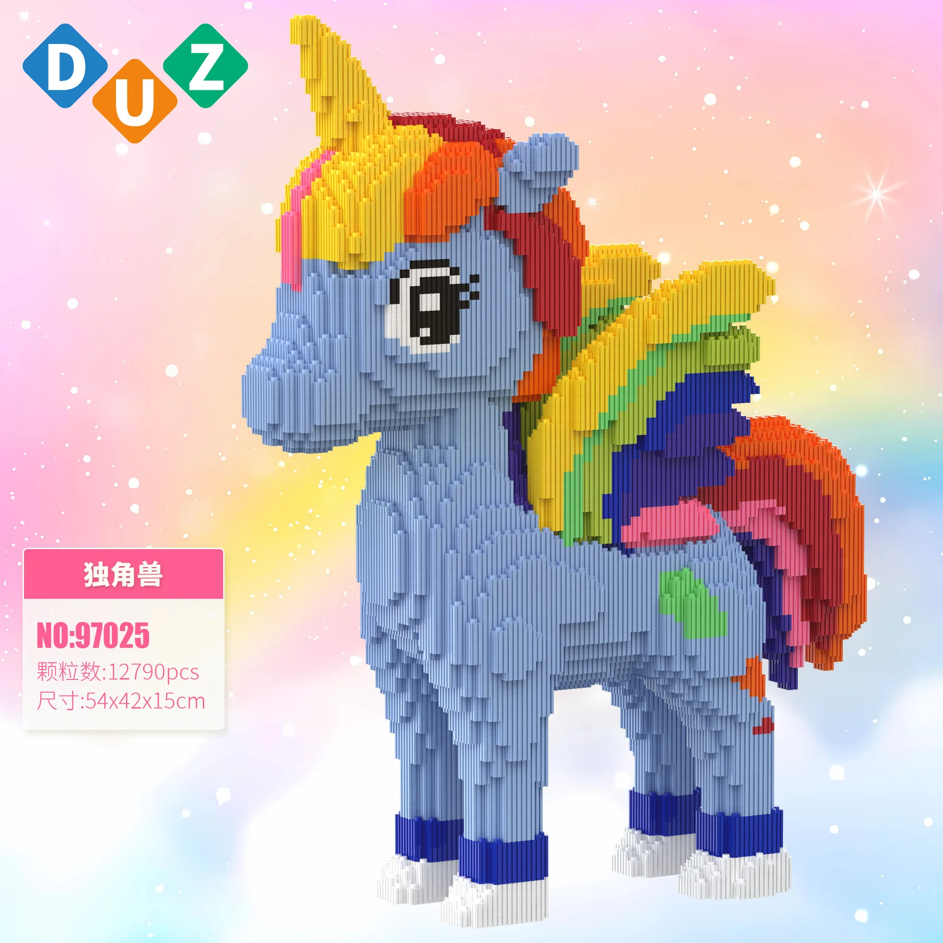 Big Pokemon Squirtle Charmander Magic Building Block Cartoon Horse Joker Model Toy Dragon Assembled Bricks Figure For Kids Gift - Image 4