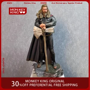 63cm The Avengers Figure Thanos Thor Odinson GK Anime Collection Model Desktop Ornament Decorations Holiday Gifts Children Toys