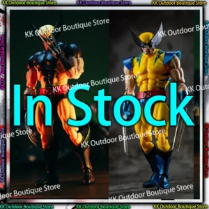 In Stock Ct Toys Wolverine Brown Mafex 138 Figure 096 Comic Ver X-Men Shf Anime Action Figure Figurine Model Custom Gifts Toys