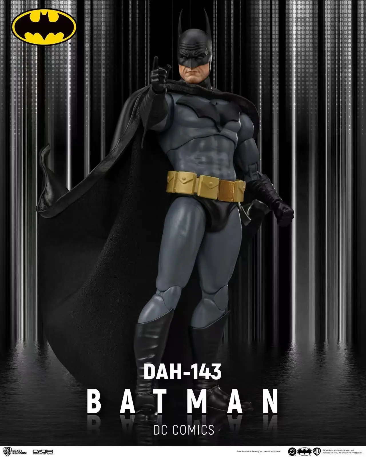 8Inch Original DC Beast Kingdom DAH-140 Green Lantern 141 The Flash 142 Superman 143 Batman Action Figures Collection Gift Toys - Image 2