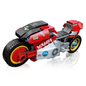 Speed Build Block Cyber 2077 Game Figma EX Ride CT-3X Vehicle Mecha Motorcycle Sport Motor Brick Model Toy Collection