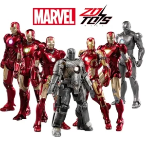 ZD Toys Iron Man Action Figure Joint Movable MK1 MK3 MK6 MK7 MK42 MK45 MK50 MK85 MK17 MK33 MK39 Adult Collection Figure Gift