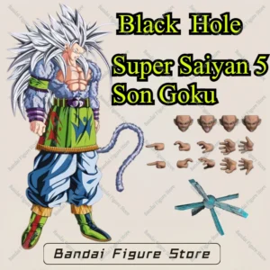 In Stock Black Hole Dragon Ball Super Saiyan SSJ4 SSJ5 Son Goku Son Gohan AF Xicor Anime Action Figure Model Toy Gift