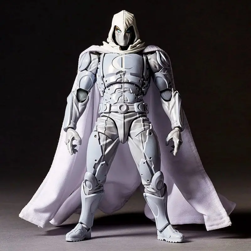 Moon Knight Figure Revoltech Amazing Yamaguchi Marc Spector Action Figurine 16cm Collection Ornament Model Toys Birthday Gifts - Image 4