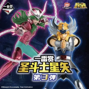 In Stock 100% Original Bandai Ichiban Kuji Saint Seiya Third Prize: Hyoga, Shun, Athena Character Model Collectible Figure Gift