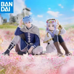 in stock Original Genuine BANPRESTO Frieren:Beyond Journey's End ESPRESTO Flower Crown Frieren and Himmel PVC 15cm Figure model