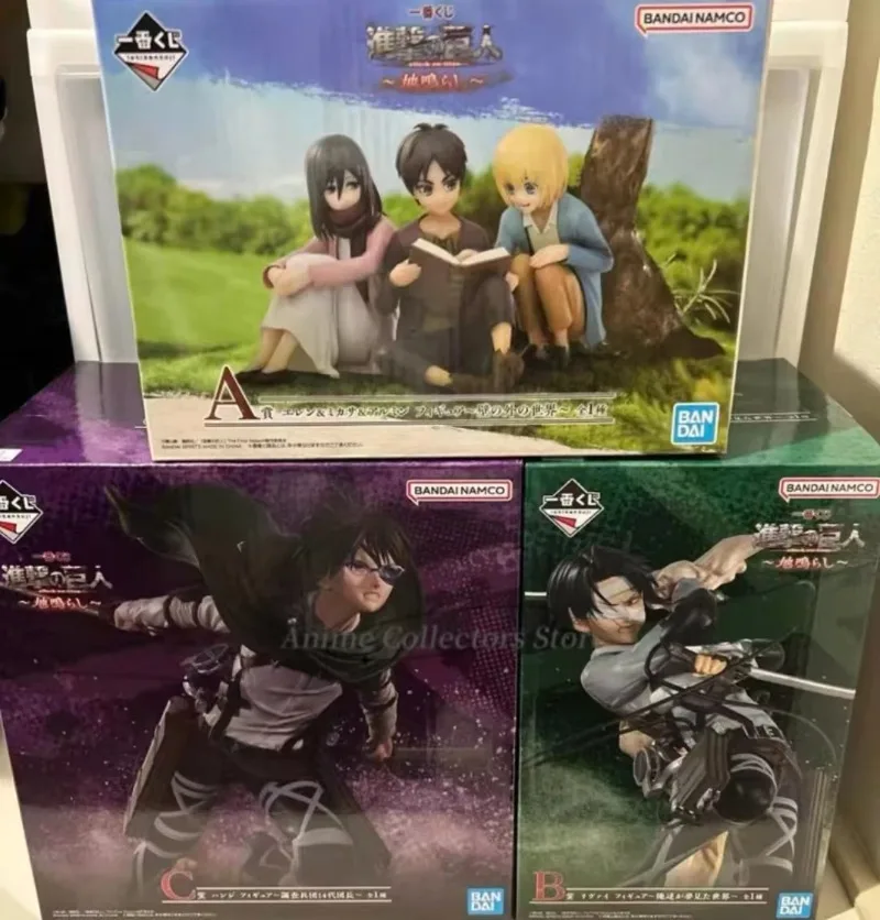 Bandai Original Anime Attack on Titan Ichiban Kuji Hange Zoe Levi Ackerman PVC Action Figure Model Collectible Toys Boys Gift - Image 4